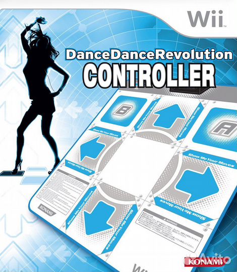 Wii коврик DanceRevolution от Konami для танцев