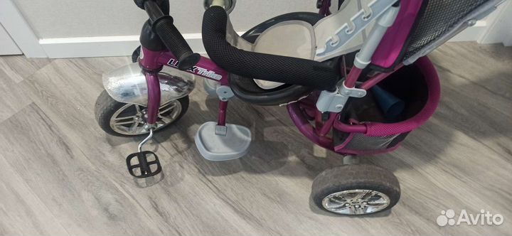 Детский трехколесный велосипед коляска