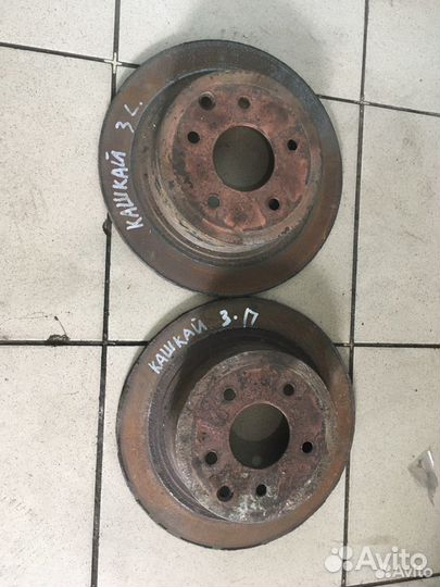 Тормозной диск задний Nissan Qashqai J10