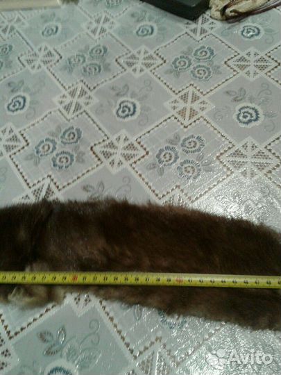 Воротники из норки и соболя