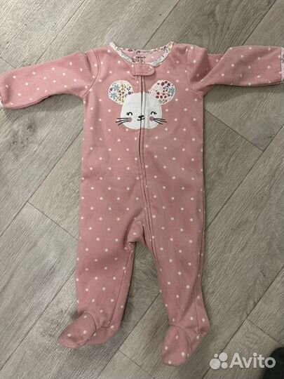 Флисовый слип carters