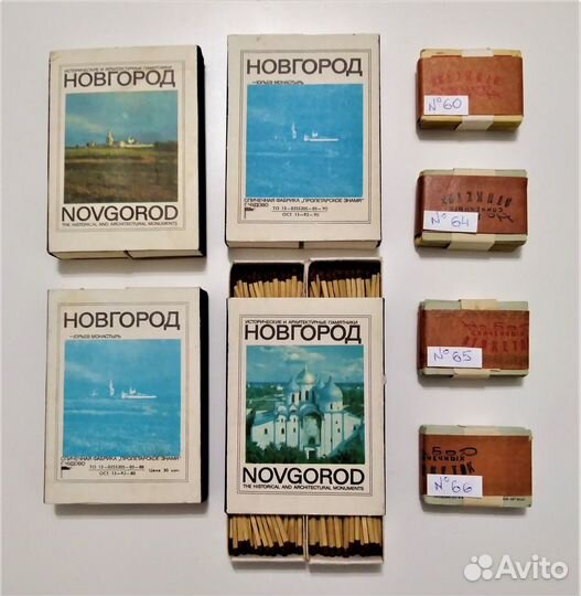 Этикетки спичечные (400 шт.) + спички (4 шт.)