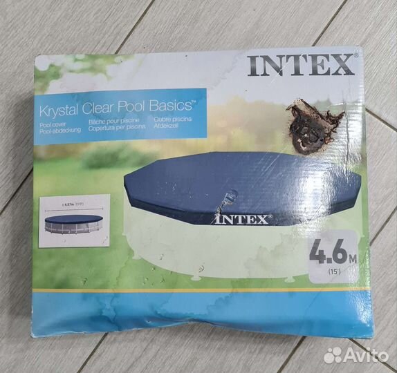 Каркасный бассейн intex бу