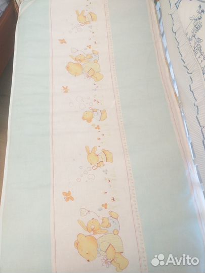 Матрас, бортики, постельное белье