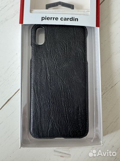 Чехол на iPhone 10 Xs кожаный pierre cardin