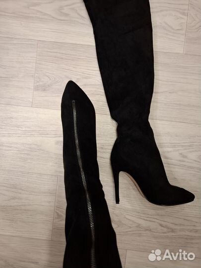 Сапоги ботфорты демисезонные 39