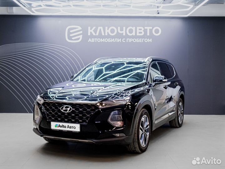 Hyundai Santa Fe 2.2 AT, 2019, 101 300 км