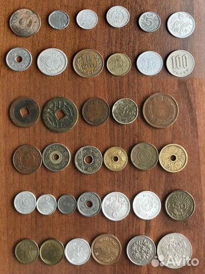 Монеты Японии,Филиппины,Индонезия,Австралия и др