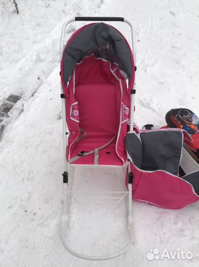 Коляска санки