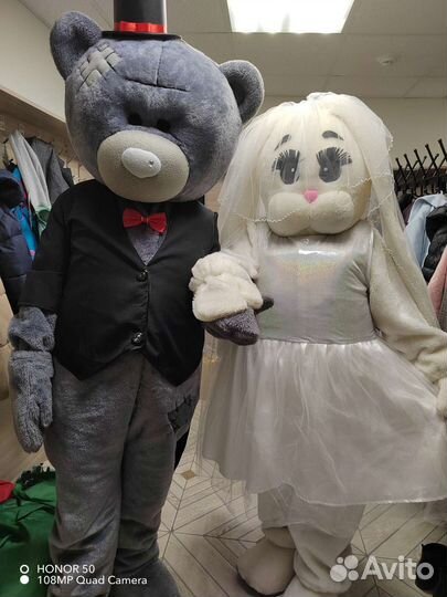 Белый Умка /Мишка Тедди/ Заяц/панда ростовая кукла