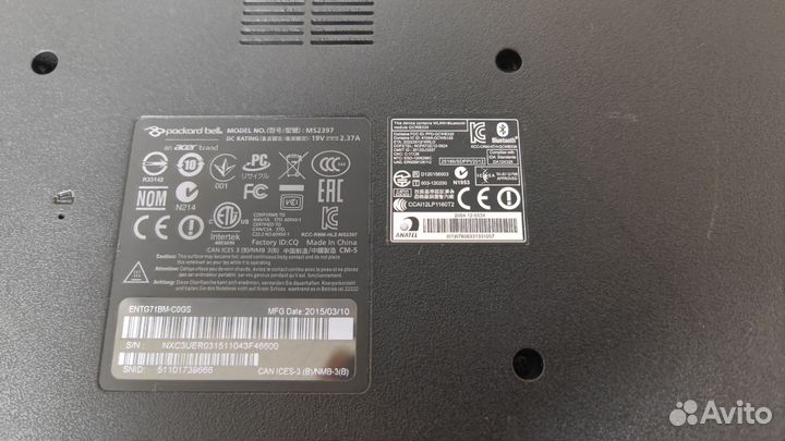 Acer Packard Bell MS 2397