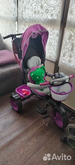 Велосипед с родительской ручкой