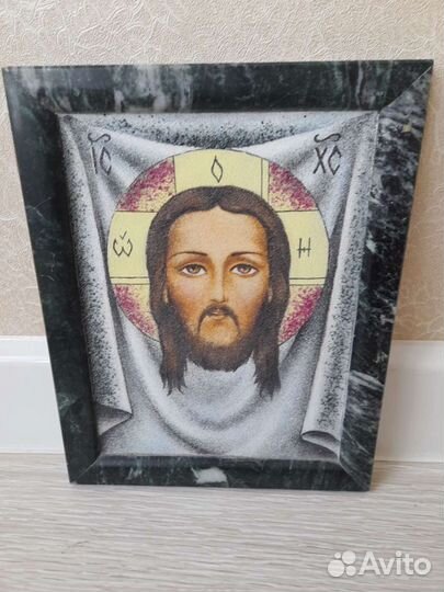 Икона из натуральных камней