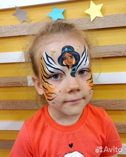 Аквагрим, блеск-тату