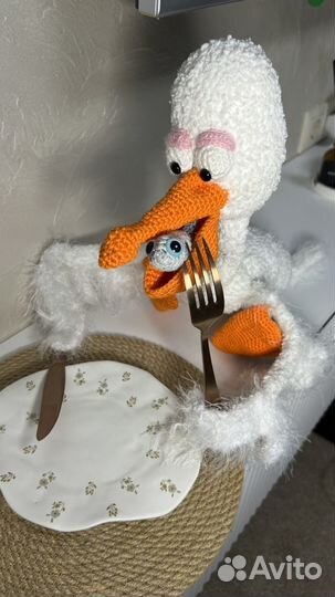 Интерьерная игрушка пеликан