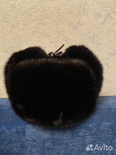 Мужская шапка из норки