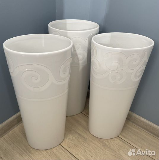 Кашпо для цветов напольное высокое