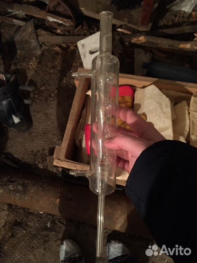 Стеклянный дистиллятор, холодильник