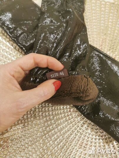 Перчатки кожаные