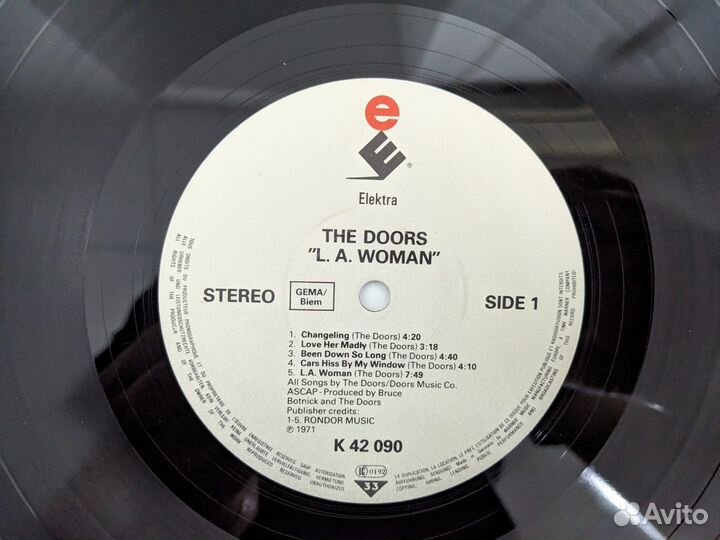 Doors L.A. Woman 1971 Germany винил