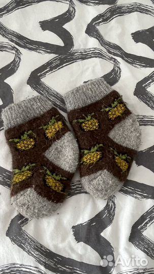 Детские теплые носочки и валенки