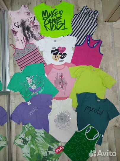 Вещи пакетом для девочки(4—16лет)