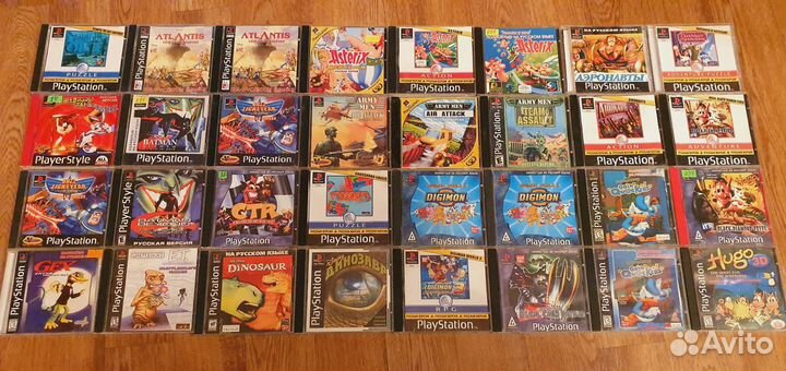 Диски для playstation 1 PSone PS1 пс1 /Часть 1из5