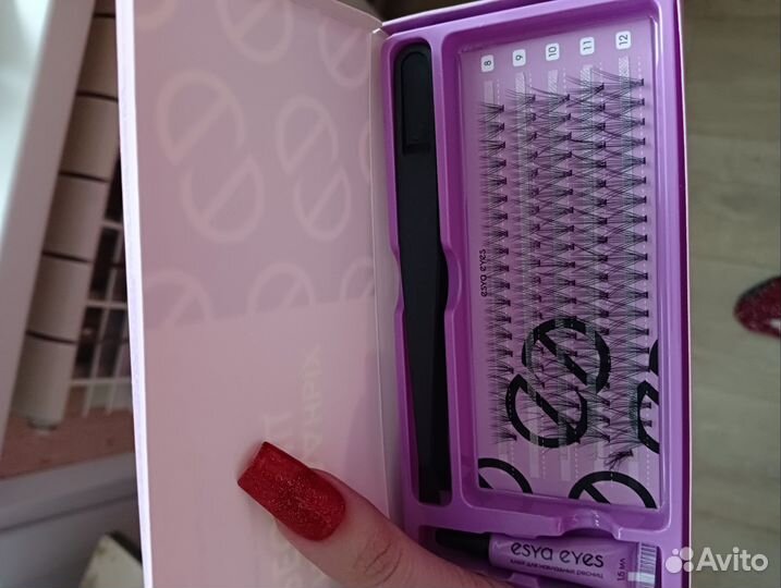 Накладные ресницы пучки