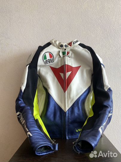 Мотокуртка dainese vr 46 кожжанная