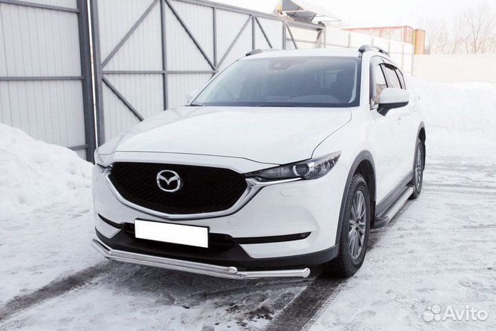 Защита переднего бампера Mazda CX-5 (2017)