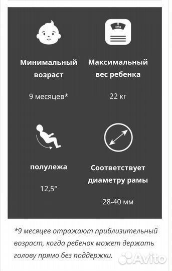 Велокресло Hamax Zenith Relax