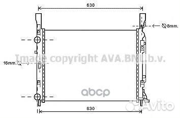Радиатор охлаждения Mercedes-Benz Citan (W415)