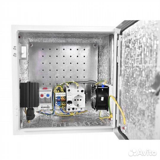 Шкаф эконом уличный всепогодный настенный укомплектованный (В300 Ш300 Г210), комплектация T1-IP54