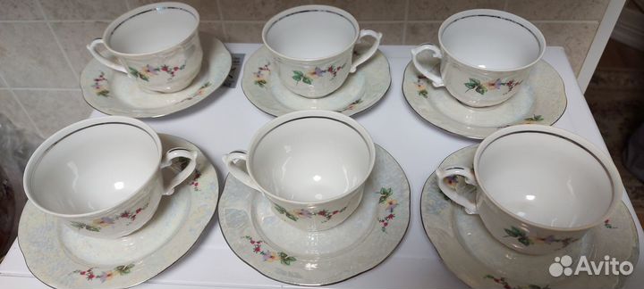 Кофейный сервиз фарфор Porcelana Польша врем СССР