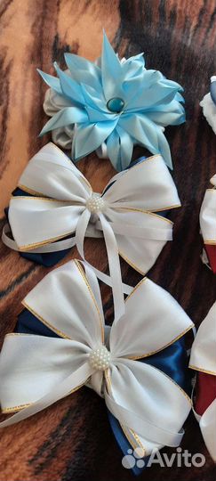 Бантики для волос ручной работы