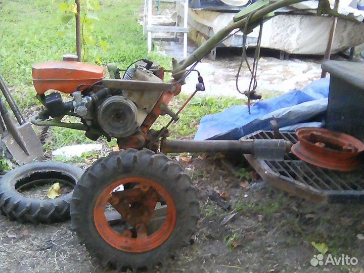 Мотоблок с прицепом и навесным оборудованием