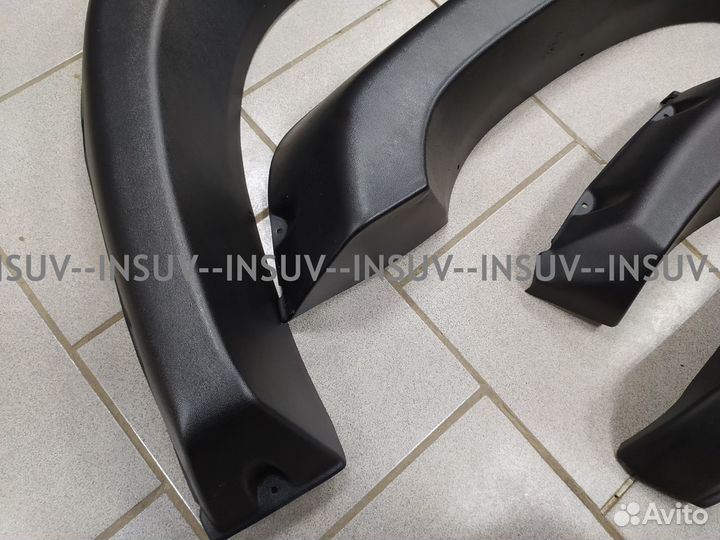 Расширители арок Лаптеры УАЗ патриот с накладками