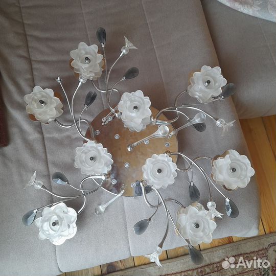 Люстра потолочная светодиодная бу