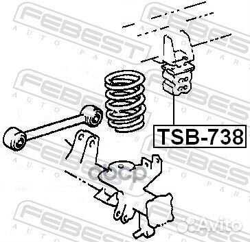 Отбойник пружины TSB738 Febest