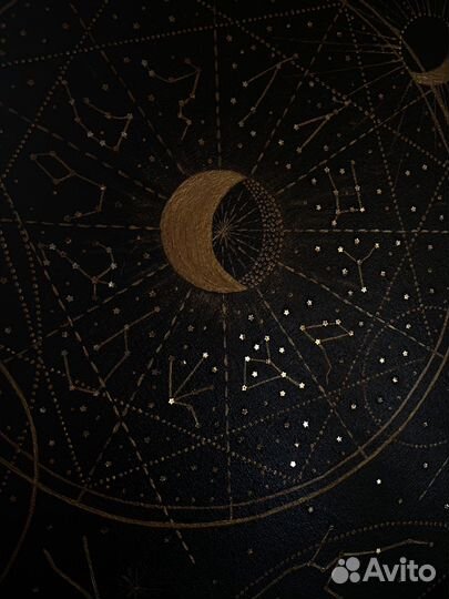 Авторская картина интерьерная «Небесные сферы»