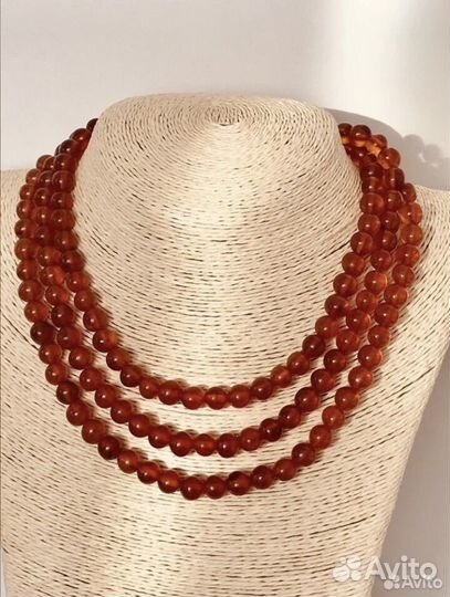 Янтарные бусы СССР