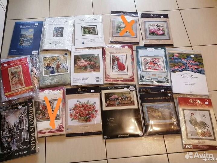 Схемы и наборы для вышивки бисером и нитками