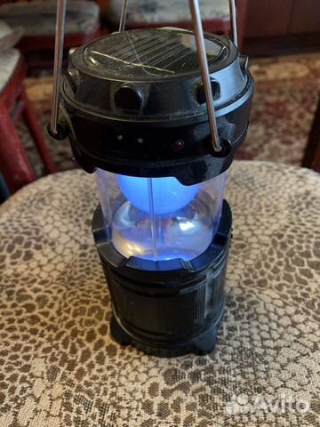Лампа походная,солнечная батарея,от сети
