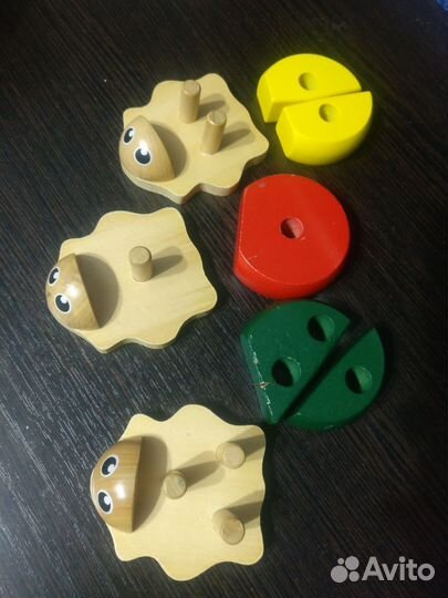Деревянные развивающие игрушки
