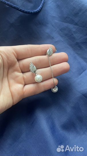 Серьги серебряные