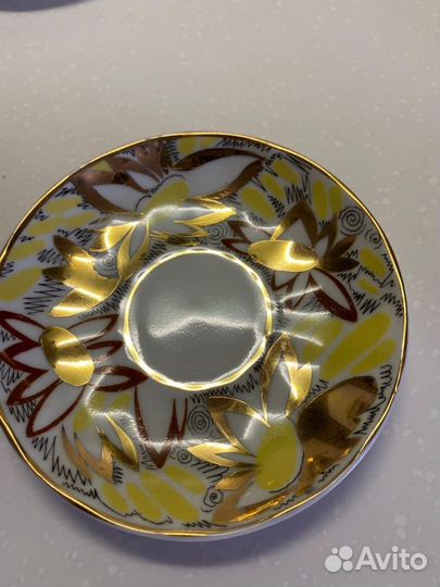 Предметы из сервиза «Золотые ромашки»