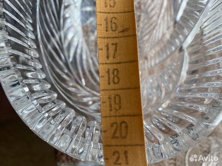 Ваза хрустальная времен СССР