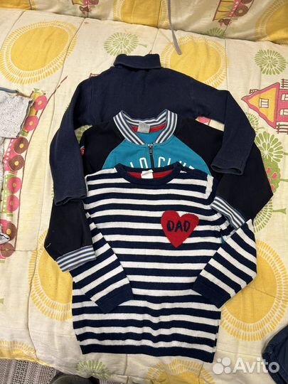 Детские вещи пакетом на мальчика 86 92 hm zara