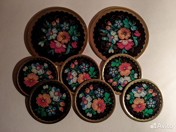 Набор: подставки под сервиз, под посуду, СССР