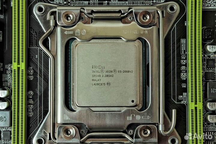 Материнская плата X79 Xeon E5 2660v2 32Gb